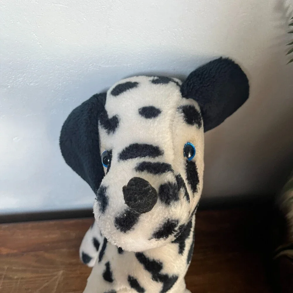 VTG 80s Dalmatian Plush Dog Carnival Fair Prize 12